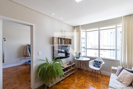 Sala de apartamento à venda com 1 quarto, 45m² em Centro, Campinas