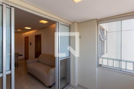 Varanda da Sala de apartamento para alugar com 3 quartos, 90m² em Liberdade, Belo Horizonte