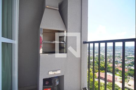 Varanda da Sala de apartamento à venda com 2 quartos, 56m² em Rondônia, Novo Hamburgo