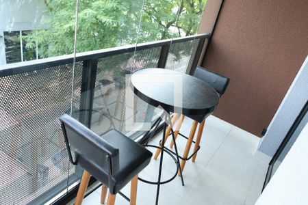 Apartamento para alugar com 32m², 1 quarto e sem vagaSacada