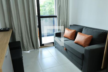 Sala de apartamento para alugar com 1 quarto, 32m² em Vila Olímpia, São Paulo