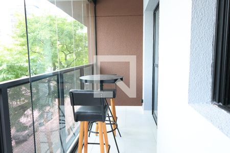 Apartamento para alugar com 32m², 1 quarto e sem vagaSacada