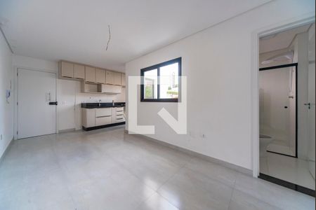 Sala de apartamento para alugar com 2 quartos, 82m² em Vila Valparaíso, Santo André