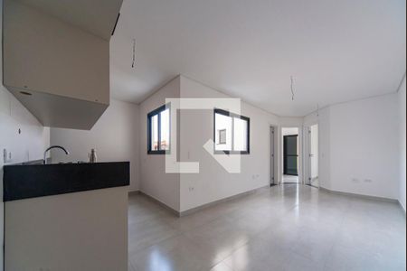 Sala de apartamento para alugar com 2 quartos, 82m² em Vila Valparaíso, Santo André