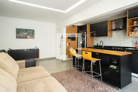 Sala de apartamento para alugar com 3 quartos, 93m² em Baeta Neves, São Bernardo do Campo