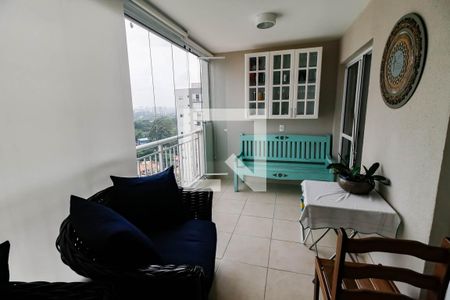 Varanda da Sala de apartamento à venda com 3 quartos, 111m² em Jardim Vazani, São Paulo