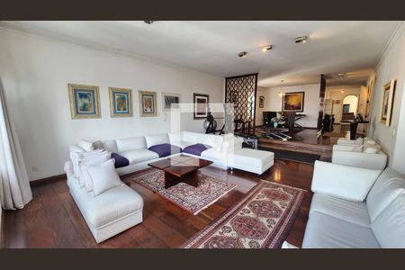 Sala de apartamento para alugar com 5 quartos, 350m² em Boqueirão, Santos