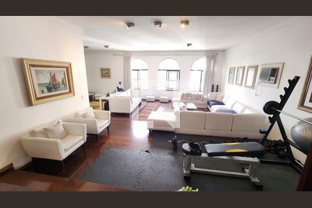 Sala de apartamento para alugar com 5 quartos, 350m² em Boqueirão, Santos