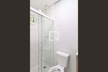 Banheiro de kitnet/studio para alugar com 1 quarto, 18m² em Jardim Silvestre, São Bernardo do Campo