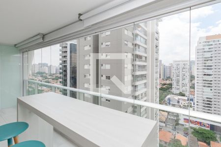 Varanda de kitnet/studio para alugar com 1 quarto, 47m² em Cidade Monções, São Paulo