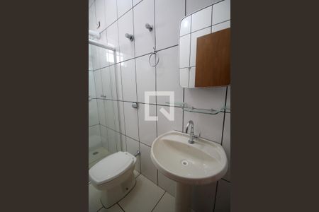 Banheiro de kitnet/studio para alugar com 1 quarto, 38m² em Lauzane Paulista, São Paulo