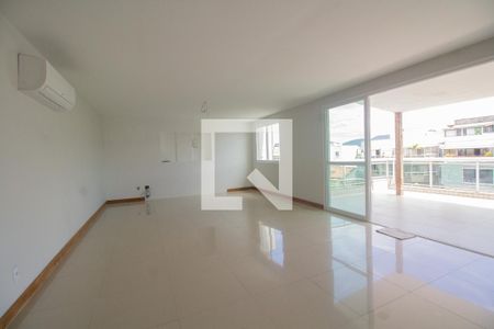 sala  de apartamento à venda com 3 quartos, 400m² em Recreio dos Bandeirantes, Rio de Janeiro