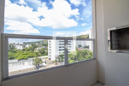 Varanda da Sala de apartamento à venda com 2 quartos, 45m² em Morro Santana, Porto Alegre