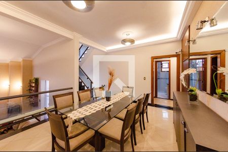 Sala de jantar de casa à venda com 5 quartos, 390m² em Álvaro Camargos, Belo Horizonte