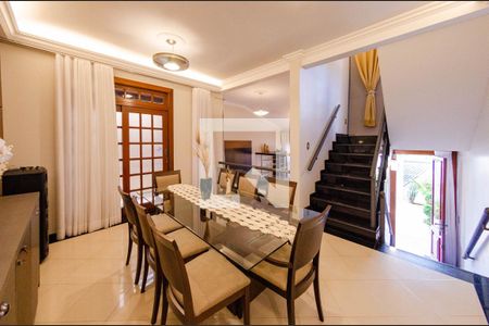 Sala de jantar de casa à venda com 5 quartos, 390m² em Álvaro Camargos, Belo Horizonte