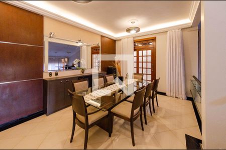 Sala de jantar de casa à venda com 5 quartos, 390m² em Álvaro Camargos, Belo Horizonte