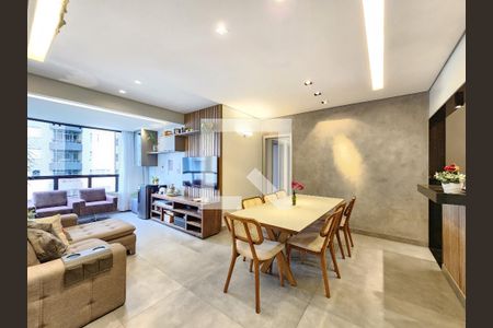 Sala de apartamento à venda com 4 quartos, 115m² em Buritis, Belo Horizonte