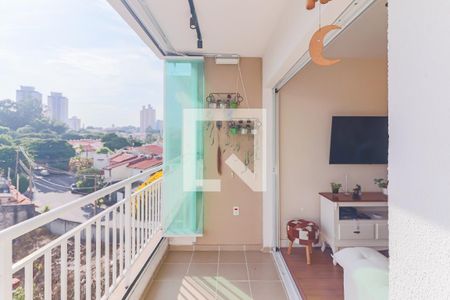 Varanda Sala de apartamento à venda com 2 quartos, 65m² em Jardim Ester, São Paulo