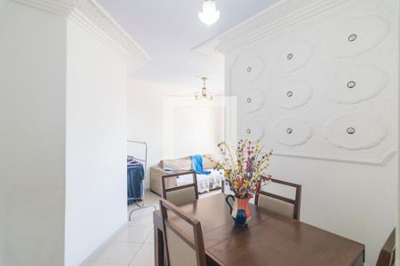 Sala de Jantar de apartamento à venda com 2 quartos, 53m² em Vila Alzira, Santo André