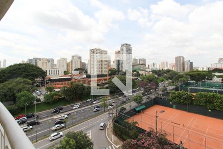 Vista de apartamento para alugar com 2 quartos, 75m² em Indianópolis, São Paulo