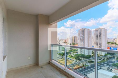 Varanda da Sala de apartamento para alugar com 1 quarto, 49m² em Jardim Aeroporto, São Paulo