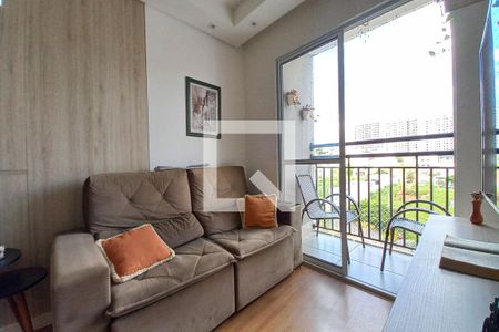 Sala de apartamento para alugar com 2 quartos, 47m² em Jardim Ipaussurama, Campinas