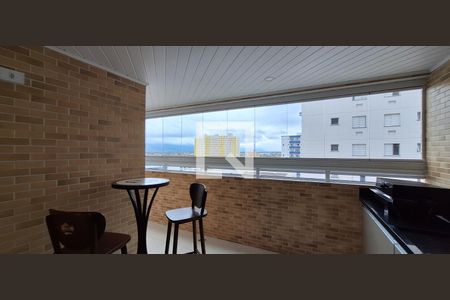Varanda gourmet de apartamento para alugar com 2 quartos, 88m² em Cidade Ocian, Praia Grande