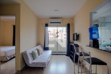 Sala  de apartamento para alugar com 1 quarto, 38m² em Campos Elíseos, São Paulo