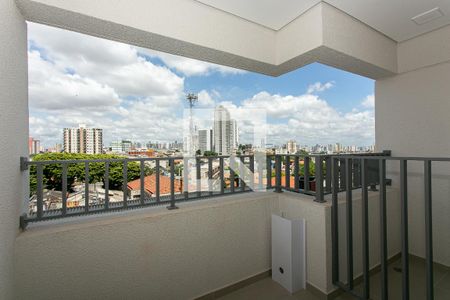 Varanda de kitnet/studio à venda com 1 quarto, 27m² em Chácara Seis de Outubro, São Paulo