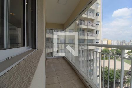 Varanda da Sala de apartamento para alugar com 1 quarto, 75m² em Indianópolis, São Paulo