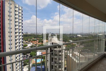 Vista da Varanda de apartamento para alugar com 1 quarto, 75m² em Indianópolis, São Paulo