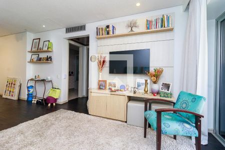 Sala de apartamento para alugar com 1 quarto, 54m² em Cidade Monções, São Paulo