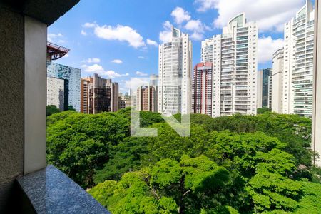 Sala - Vista de apartamento para alugar com 1 quarto, 54m² em Cidade Monções, São Paulo