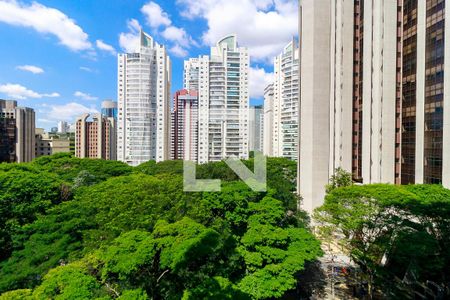 Sala - Vista de apartamento para alugar com 1 quarto, 54m² em Cidade Monções, São Paulo