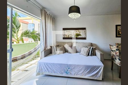 Sala de apartamento para alugar com 2 quartos, 85m² em Jardim Tres Marias, Guarujá