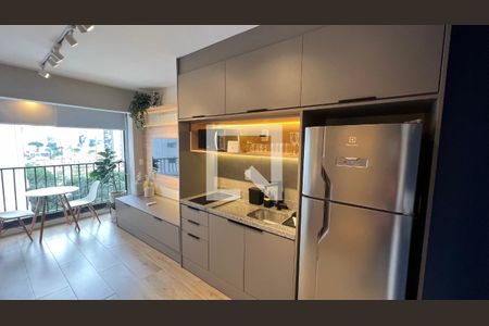 Studio à venda com 28m², 1 quarto e sem vagaCozinha - Armários