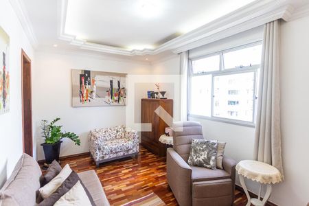 Sala de apartamento para alugar com 3 quartos, 118m² em Sagrada Família, Belo Horizonte