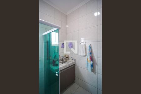 Banheiro da Suíte de casa de condomínio para alugar com 3 quartos, 122m² em Residencial Reserva Ipanema, Sorocaba