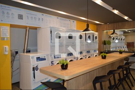 Studio para alugar com 38m², 1 quarto e 1 vagaLavanderia