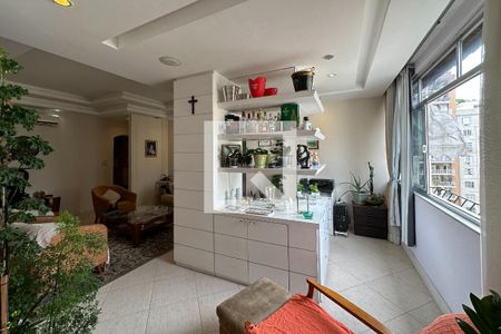 Sala de apartamento para alugar com 3 quartos, 125m² em Copacabana, Rio de Janeiro