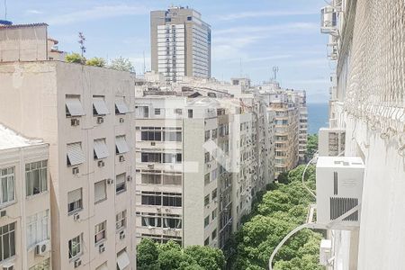 Vista da Sala de apartamento para alugar com 2 quartos, 80m² em Copacabana, Rio de Janeiro