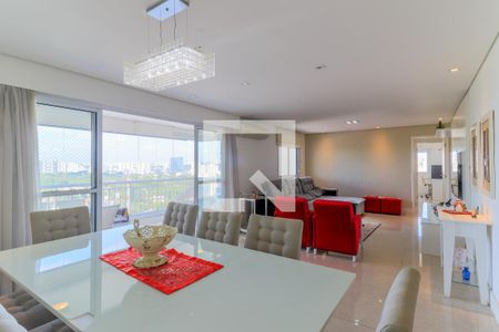 Sala de Jantar de apartamento para alugar com 3 quartos, 145m² em Santo Amaro, São Paulo