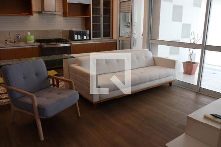 Sala de apartamento para alugar com 1 quarto, 84m² em Pinheiros, São Paulo