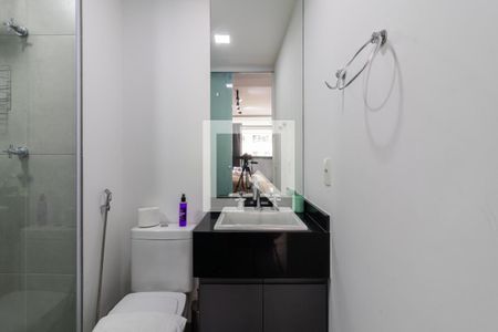 Banheiro de kitnet/studio à venda com 1 quarto, 30m² em Vila Olímpia, São Paulo