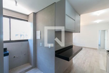 Cozinha e Área de Serviço de apartamento para alugar com 1 quarto, 60m² em Santo Agostinho, Belo Horizonte