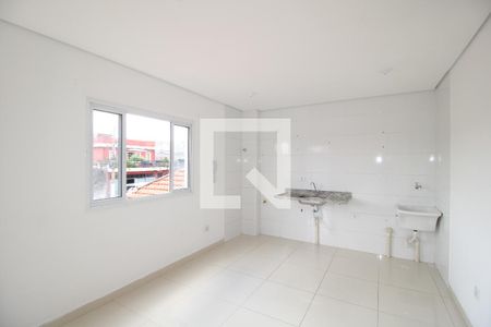 Sala/Cozinha e área de serviço de apartamento à venda com 2 quartos, 40m² em Vila Nhocune, São Paulo