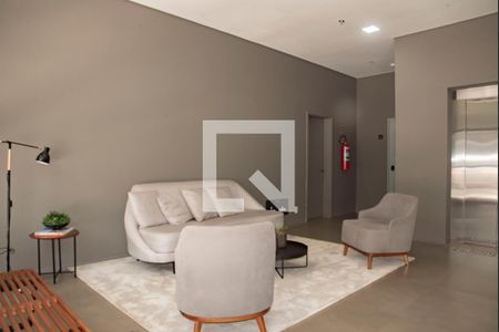 Studio para alugar com 28m², 1 quarto e sem vagaHall social