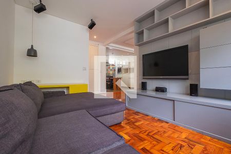 Sala de TV de apartamento para alugar com 2 quartos, 159m² em Jardim Paulista, São Paulo