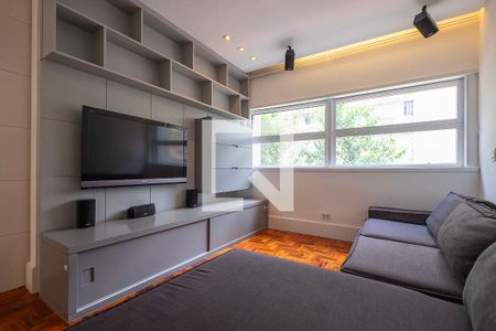 Sala de TV de apartamento para alugar com 2 quartos, 159m² em Jardim Paulista, São Paulo