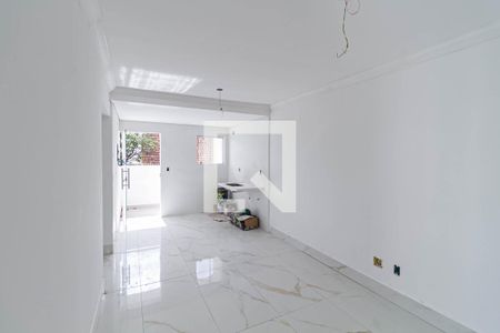 Sala/Cozinha de apartamento à venda com 2 quartos, 62m² em Copacabana, Belo Horizonte